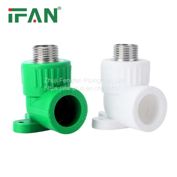 IFAN Hot Sale PPR Pipe Fitting Plastic PPR Male Thread Green Elbow photo-2