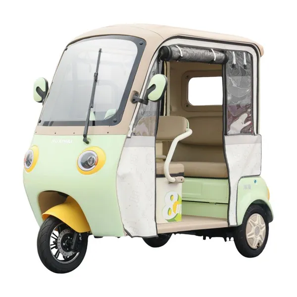 Cheap Electric Motortricycle 3 Wheeler Tricycle E-Trike Tuktuk for Passenger From China Manufactory photo-4