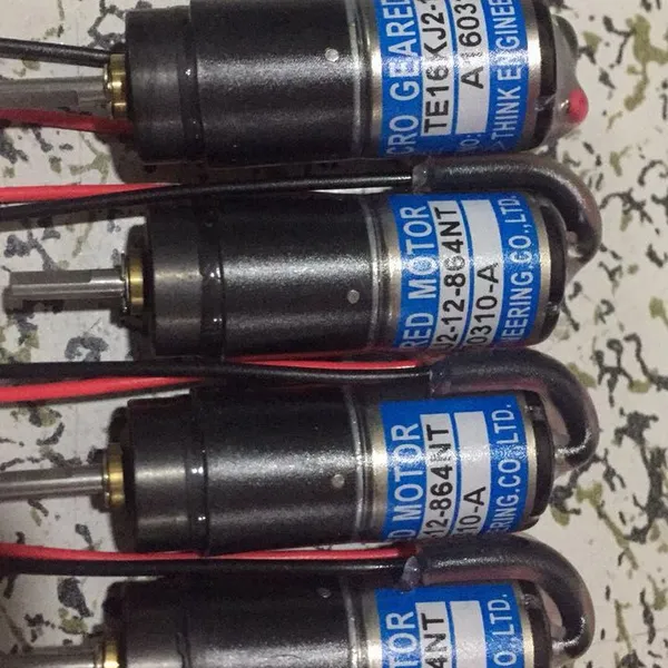 12V TE-16KJ2-12-864NT Geared Motor