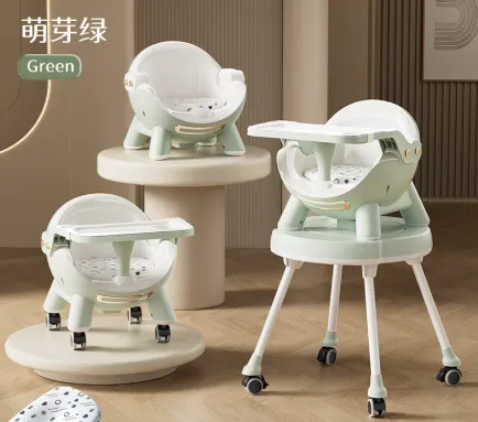 Multifunctional Foldable Household Children's Dining Chair, Portable Baby Dining Table Chair, Children's Rocking Chair（Wechat:13510231336） photo-4
