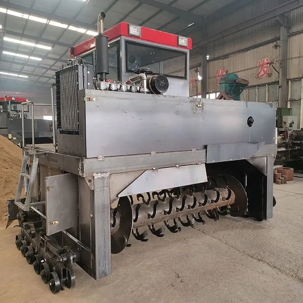PanQi Organic Fertilizer Composting Machine Eco-Friendly Motor-Driven 380V High Productivity Farm Use photo-2