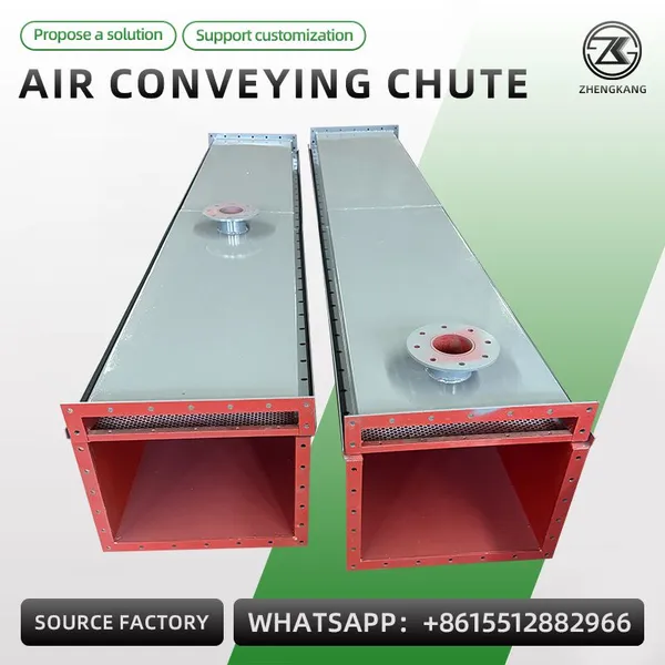 Air Slide Conveyor XZ Type Pneumatic Air Sliding Chute For Cement Fly Ash Powder photo-3