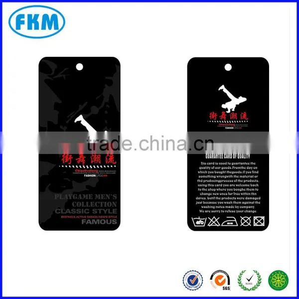 Hand Tag for Lady's Clothing