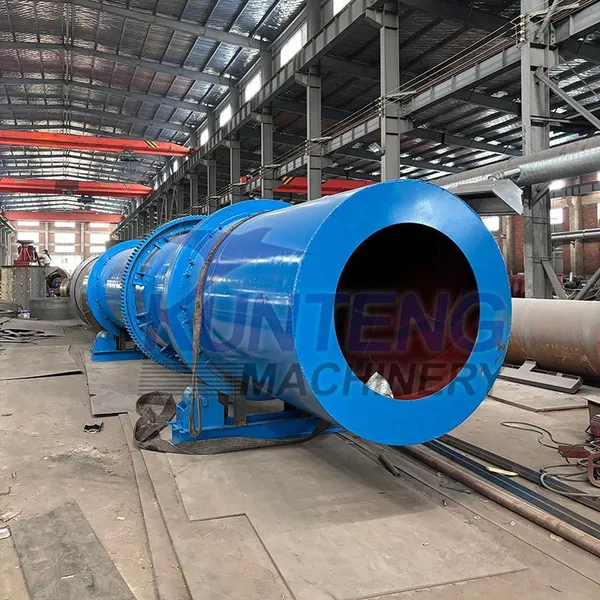 Large-scale Chicken Manure Drum Dryer Industrial Marble Drum Drying Equipment EPC photo-4