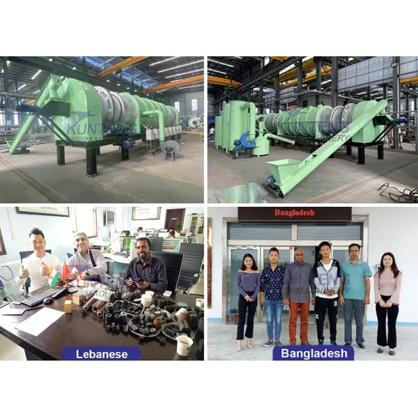 Eco-friendly Charcoal Making Machine Carbonization Furnace Continous Carbonization Stove EPC Project photo-5