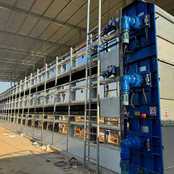 Chicken Manure Drying Equipment----Stacked Chicken Manure Air Drying Equipment photo-3