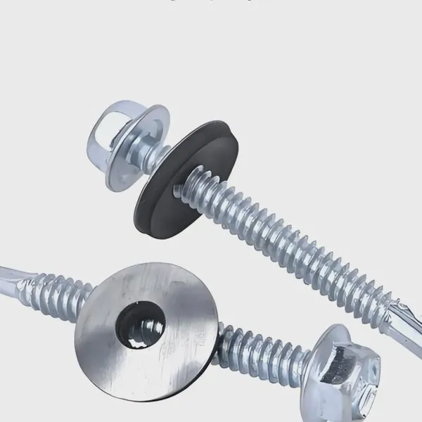 Self Drilling Screw Flat Head With EPDM Washer 304 Stainless Steel for Wall Cladding High Hardness Factory Direct Full Sizes photo-4
