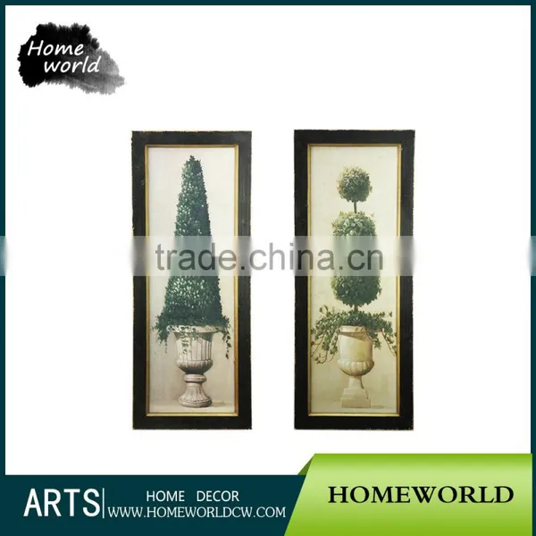 Medieval European Bridal Chamber Decorative Glass Wooden Picture Frame photo-3