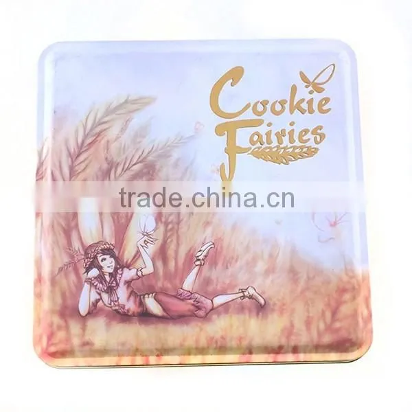 Square Mooncake Metal Boxes,cheap Metal Boxes for Food,gift Tin Box for Children photo-2