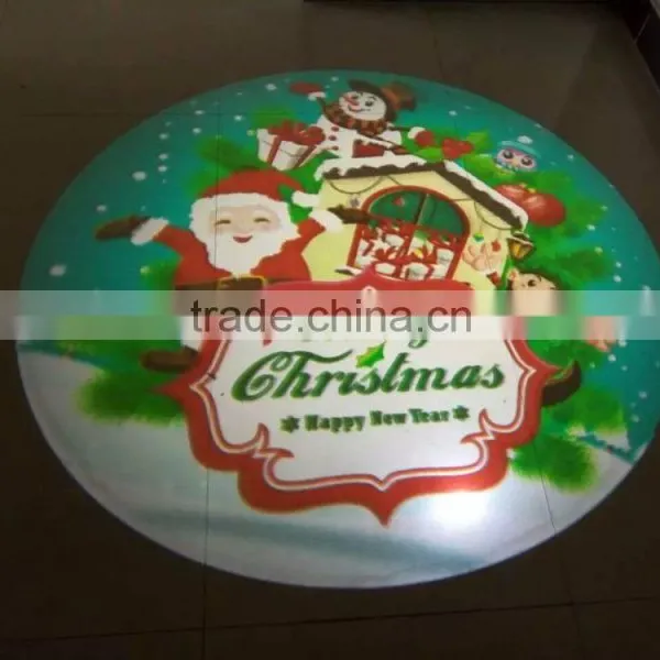 High Brightness Glass Gobo Colorful Custom Design Led Logo Projector 80w photo-3