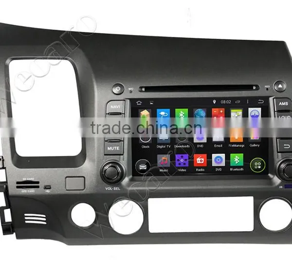 Wecaro Android 4.4.4 Car Dvd Dashboard Placement for Honda Civic Android BT Gps 3g TV 2006 - 2011 Quality Choice photo-4