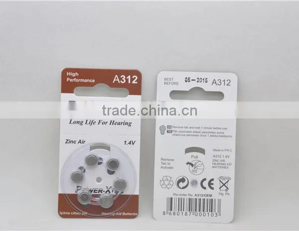 Battery Type Hearing Aid Batteries Hearing Aid Battery PR48 A10 A13 A312 A675 photo-6