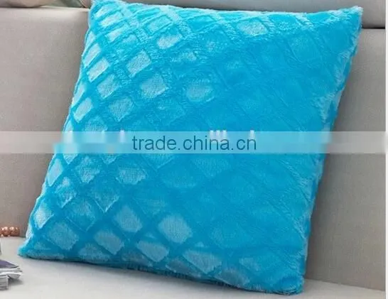 High Quality Plaid Plush Cushion for Car , Seat ,home Decoration photo-5