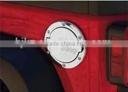 JEEP WRANGLER CHROME FUEL PETROL TANK DOOR TRIM