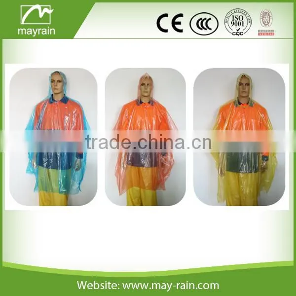 PE Rain Disposable Poncho Raincoat photo-6