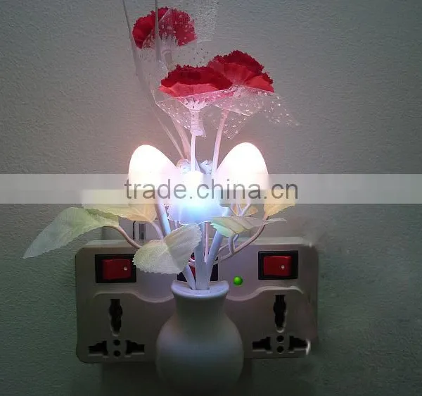 Flower Night Light Lamp,LED Color Light ,wall Lamp,electricity Saving Lamp photo-4