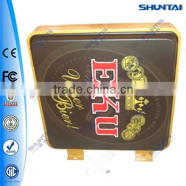 With Bracket Wall Mounted Led Sign 3d Light Box