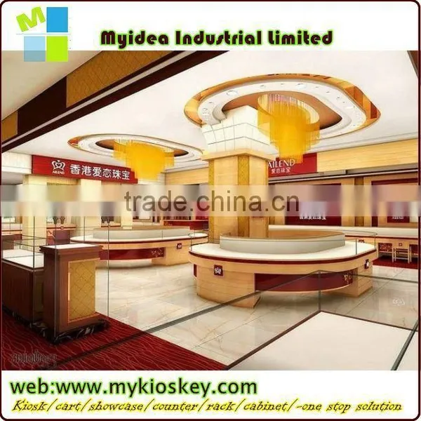 Customized Jewelry Wood Shop Counter Design/jewelry Store Design photo-3