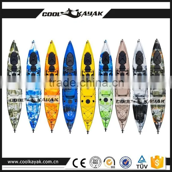 Single Fishing Canoe With Rudder System Paddle Rowing Kayak Quality Choice photo-6