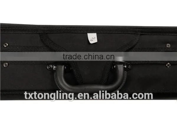 Canvas Hard Violin Case Hand-held Light Violin Case Rectangle Foamed Violin Case photo-4