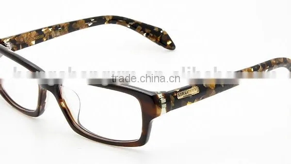 Acetate Optical Eyeglasses for Men With Multi Colorful Marble Grain Tortoise photo-2