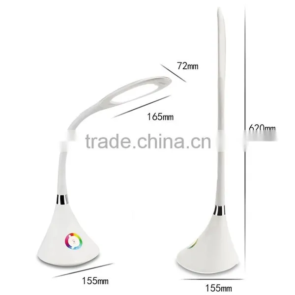 Newest Product USB Rechargeable Led Table Lamp Foldable Led Desk Lamp Office and Hotel Reading Lamp