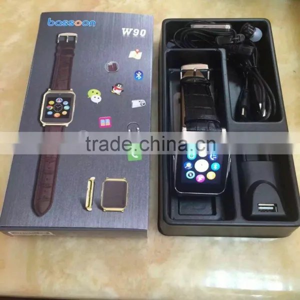 KOMAY New Arrival Smart Watch Phone W90 1.5 Inch Capacitive Screen Bluetooth Camera Watch Phone
