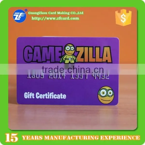 Pretty CR80 PVC Plastic Bar Code Membership Cards photo-4