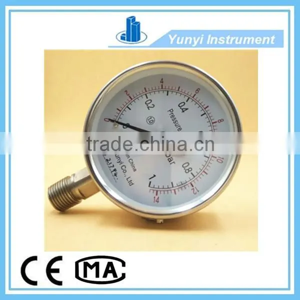 Stainless Steel Bar Pressure Gauge