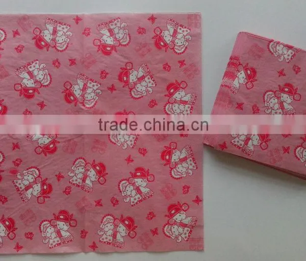 33CM*33cm 20pcs/pack Paper Napkins Wedding Event & Party Tissue Printed Napkin Supply Party Decoration photo-4