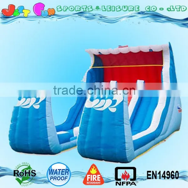 2 Lines Commercial Grade Inflatable Water Slide for Kids and Adults for Sale Supplier's Choice photo-2