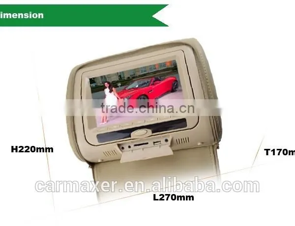 7inch Car Headrest Monitor Car Headrest Dvd Player photo-4