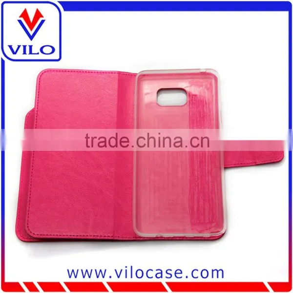 Cheapest Many Card Holders Wallet Leather Case for Samsung Galaxy Note 5 photo-4