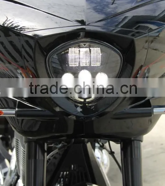 Bullet Style Headlight- Polaris Victory Motorcycle LED Headlights Kit Cross Country Magnum 8 Ball photo-6
