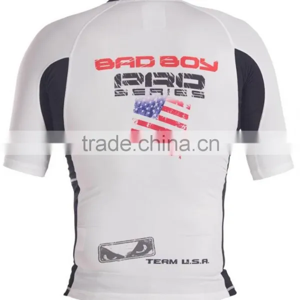 Rash Guard Sublimation High Quality,MMA Rash Guard photo-2