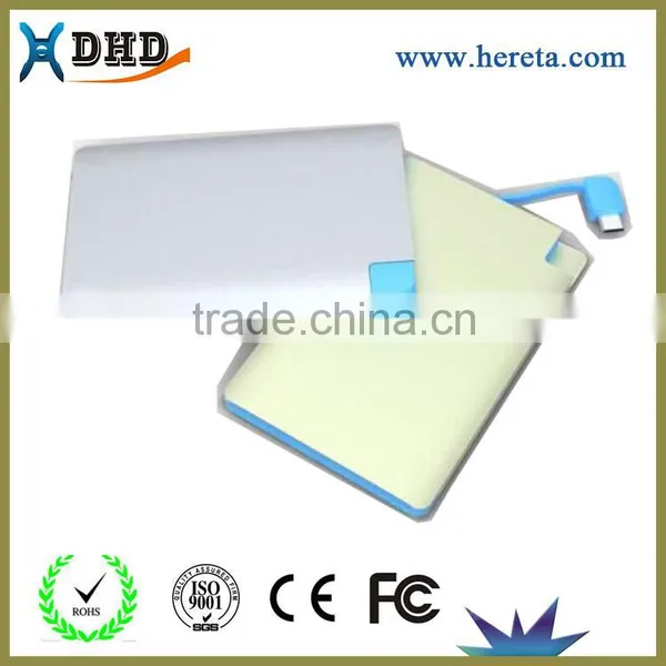 2000mAh Promotional Name Card Ultraslim Powerbank photo-5