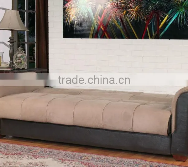 Fabric+PU Sofa Cum Bed HC1025