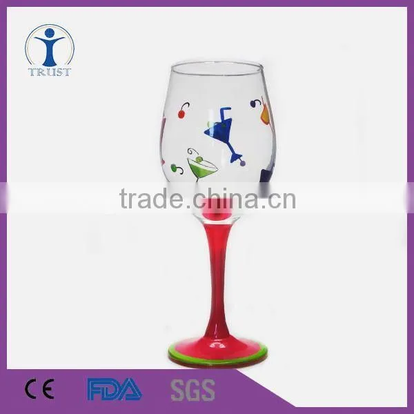 Trust Wholesale Custom Glassware Manufacturer Gift Wine Goblet Machine Made