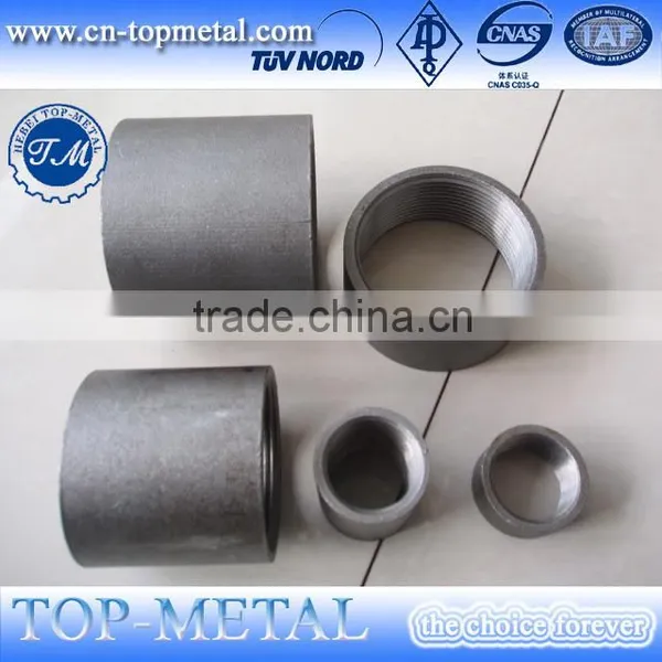 NPT BSP Carbon Steel Stainless Steel Female Sleeves Pipe Sockets photo-2