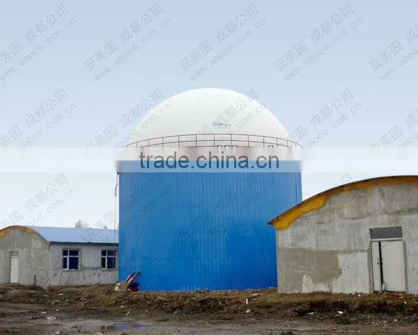 Domestic Gas Container on Gas Digester