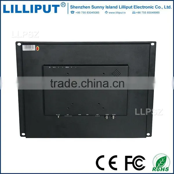 15Inch Led Display Panel Industrial Touch Monitor With Touchscreen Vga Dvi Input Appy To Kiosk/Pos Machine photo-3