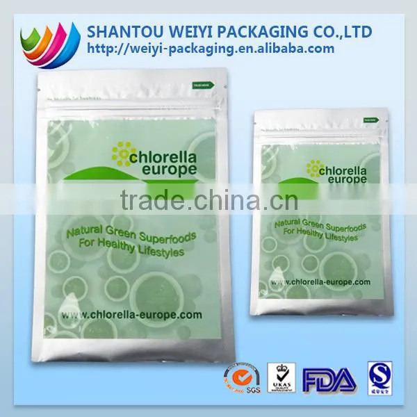 Heat Seal PET/AL/PE Aluminum Foil Printed Makeup Pouch