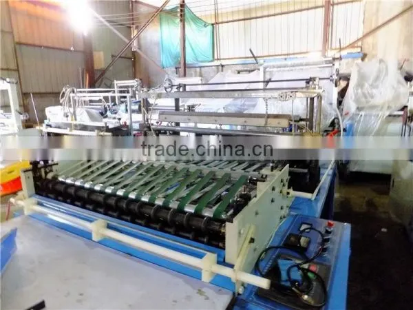 Computer Control Full Automatic Double Line T-shirt Bag Cutting Machine photo-4