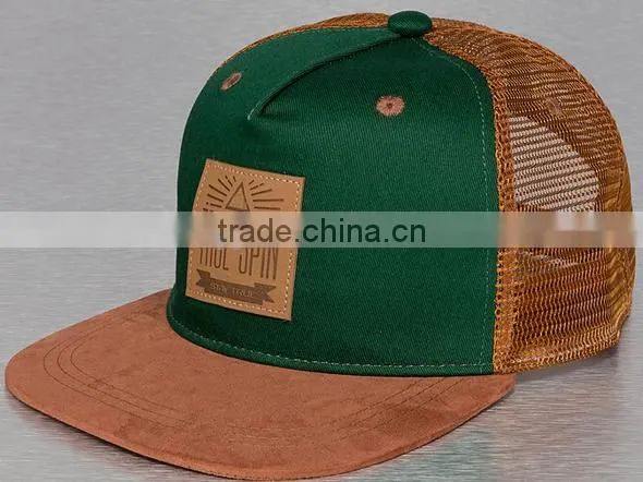 Flat Brim Vintage Foam and Mesh Kids Trucker Cap,embroidery Patch Trucker Cap