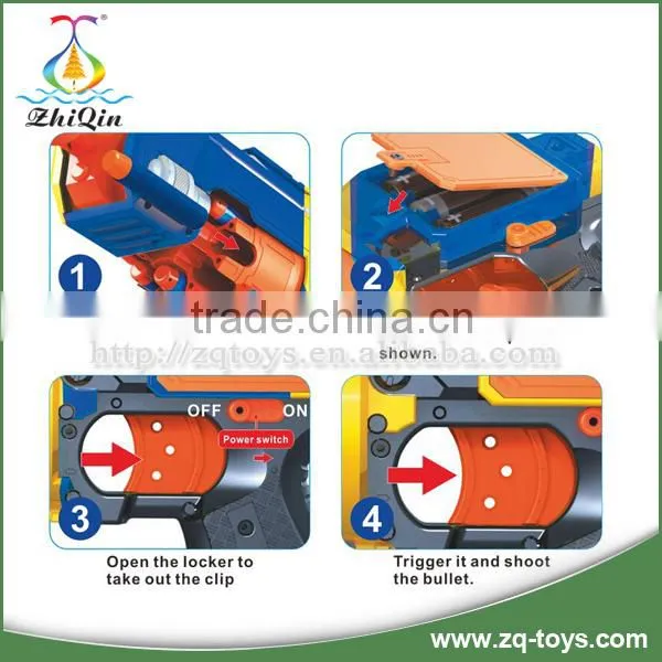 Good Quality Abs Plastic Pellet Gun Nerf Toy Gun Electronic Toys for Children photo-3