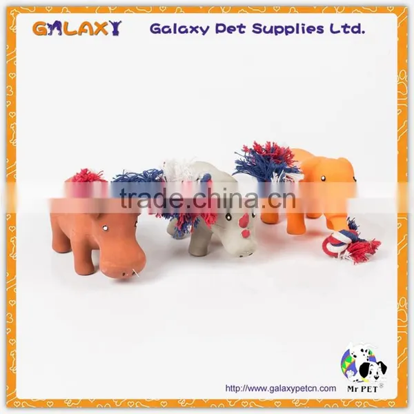 LY4023 Wholesale Squeaky Animal Shaped Small Latex Pet Toy Latex Dog Toy