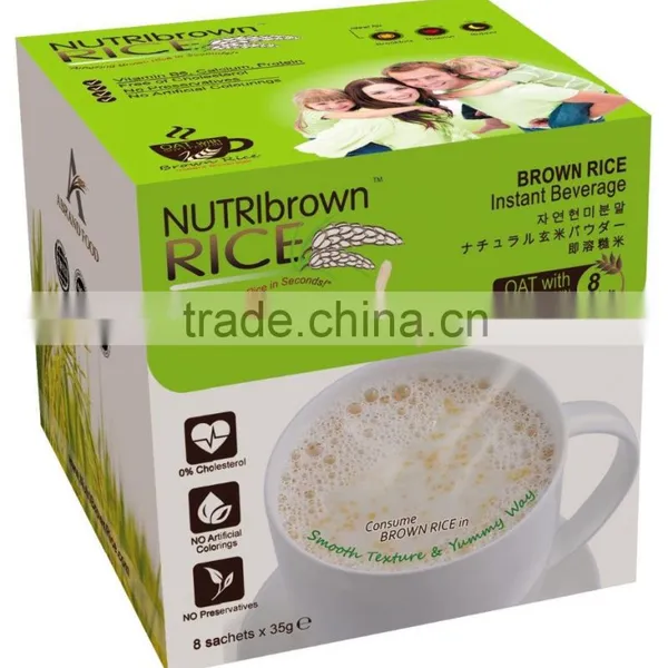 Instant Brown Rice Beverage (Oat With Soy Lecithin Flavor)