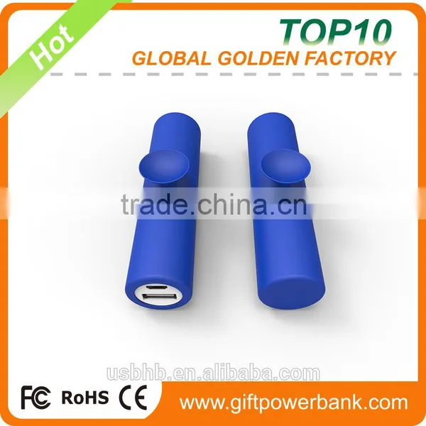 Unique Design Cylinder Silicon Sucker Battery Power Bank photo-4