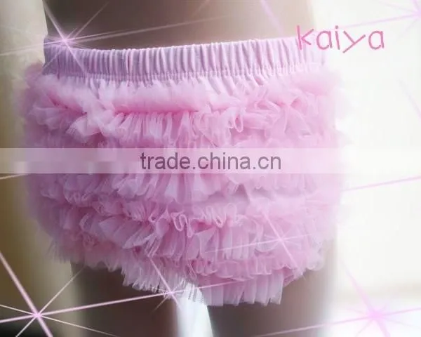Latest Design Newborn Underwear Baby Comfortable Ruffle Bloomer photo-5