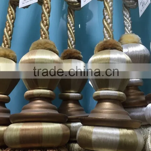 China Supplier Curtain Tassel Fringe Cord Tassel photo-2